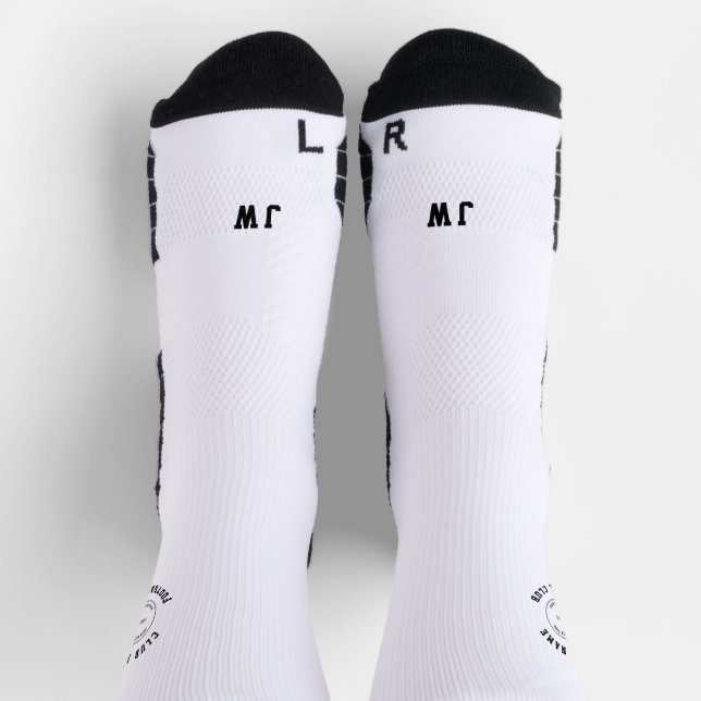 Football Club Name Logo Player Initials Socks (Top)
