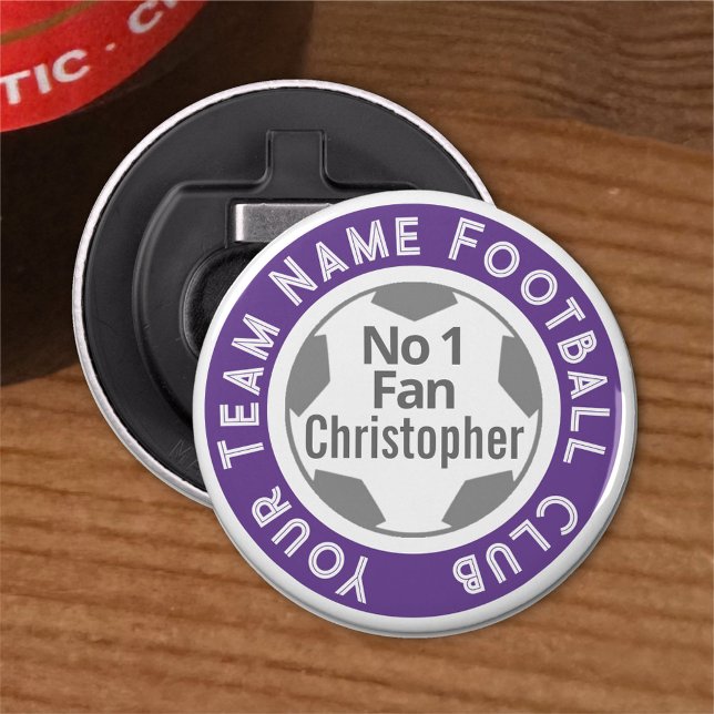 Football Club Name on a Bottle Opener (Creator Uploaded)