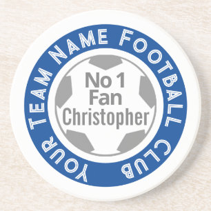 Football Club Name on a Coaster