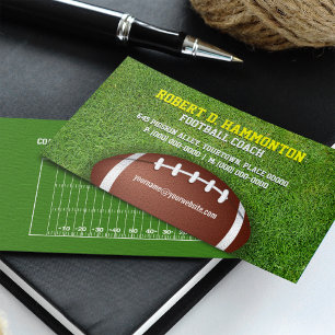 Football Coach Business Card