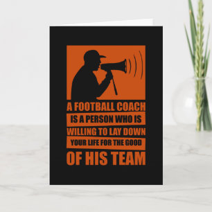 Football Coach Card