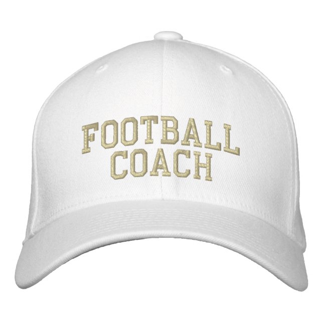 Football Coach Embroidered Hat (Front)