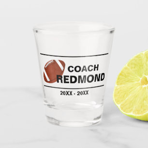 Football Coach Keepsake Shot glass
