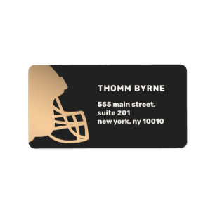 Football Coach  Label