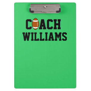 Football Coach Personalised Clipboard