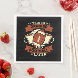 Football Coffee Napkin