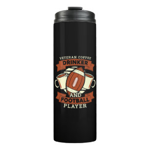 Football Coffee Thermal Tumbler