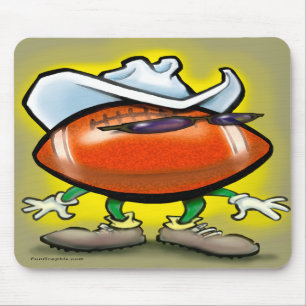 Football Cowboy Mouse Pad