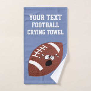 Football Crying Towel Your Text and Colour