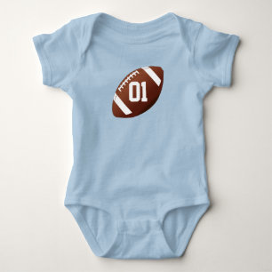 Football Custom Baby Jersey Romper Bodysuit