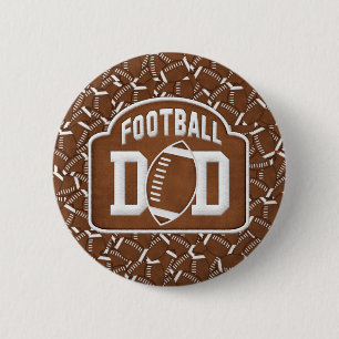 Football Dad 6 Cm Round Badge