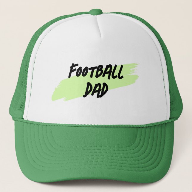 Football Dad Cap, Youth Sport, Parent Supporter Trucker Hat (Front)