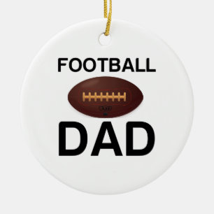 FOOTBALL DAD CERAMIC ORNAMENT