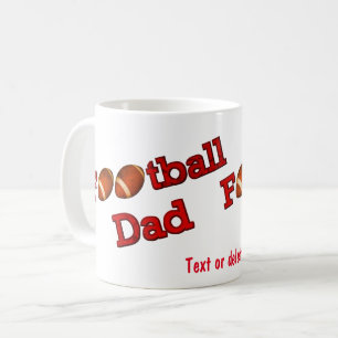 Football Dad Cute Personalised Coffee Mug