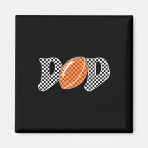 Football Dad For Men Fathers Day  Magnet
