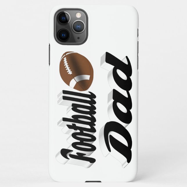 Football Dad  iPhone Case (Back)