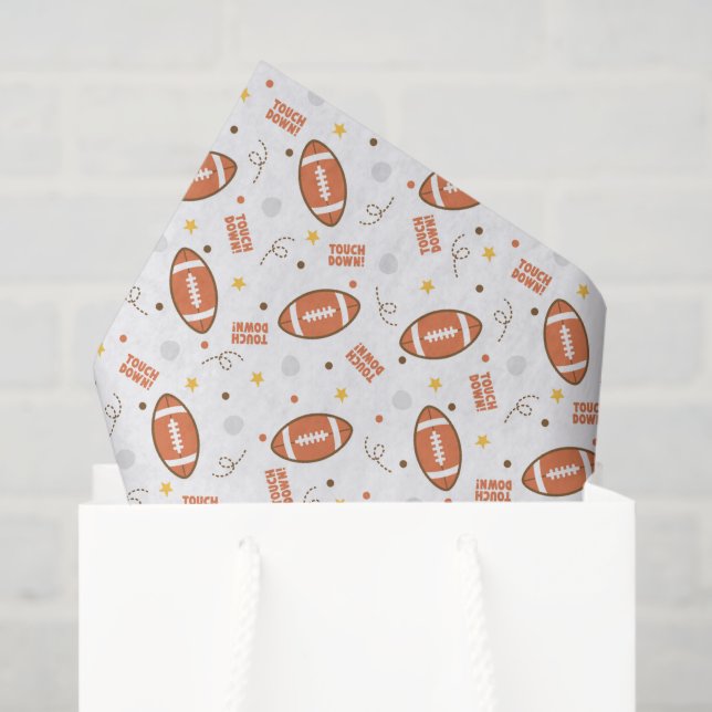Football Decoupage Tissue Paper (Gift Bag)