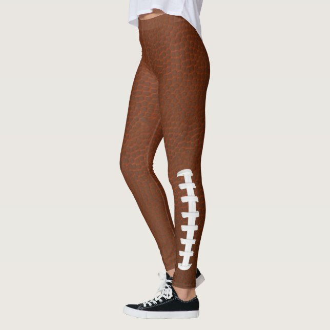 Football Design All-Over Print Leggings (Left)