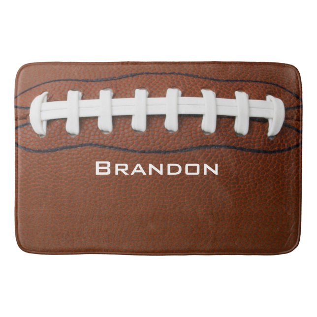 Football Design Bath Mat (Front)
