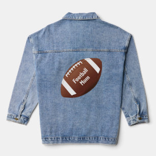 Football Design Denim Jacket
