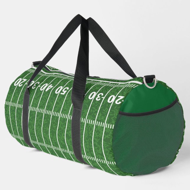 Football Design Duffel Bag (Right Corner)