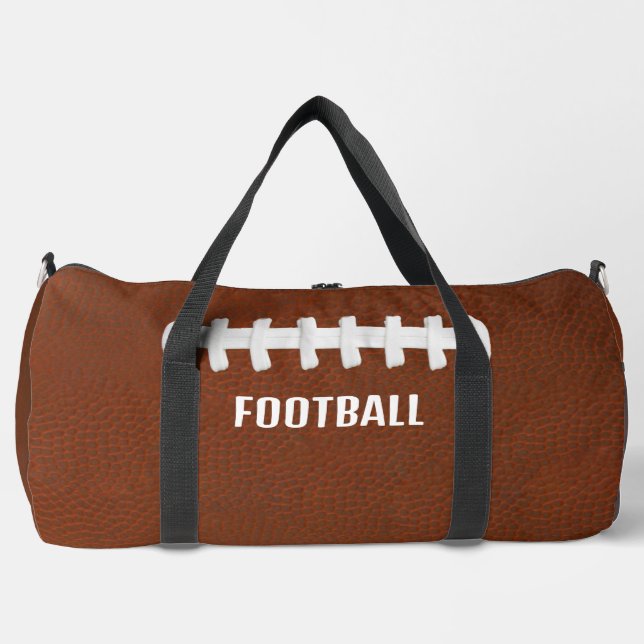 Football Design Duffel Bag (Front)