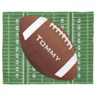 Football Design Fleece Blanket