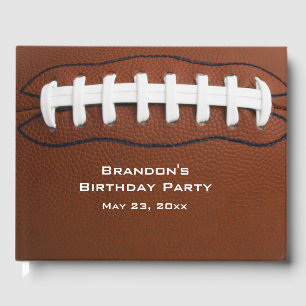 Football Design Guest Book