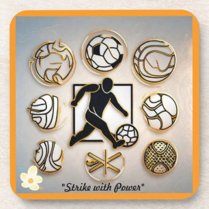 "Football Design Inspiration" Coaster
