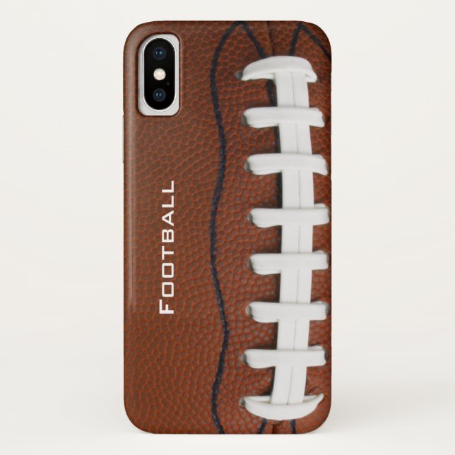 Football Design iPhone X Case (Back)
