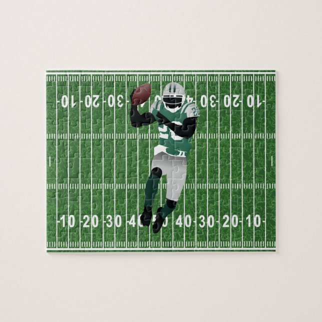 Football Design Jigsaw Puzzle (Horizontal)