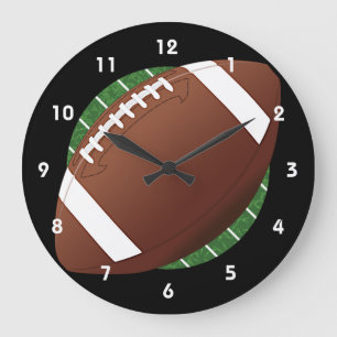 Football Design Wall Clock