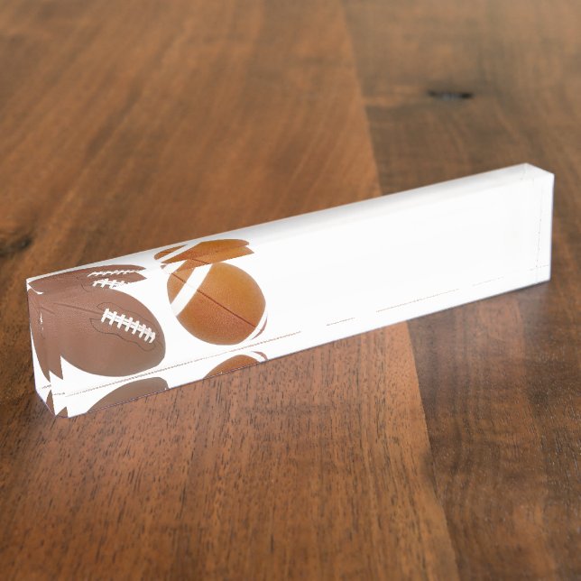Football  desk name plate (Side)