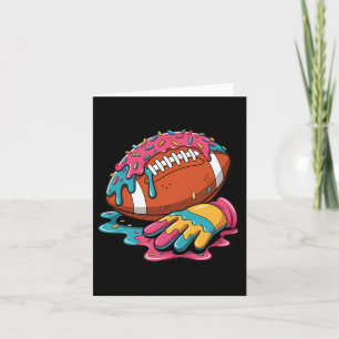 Football Drip Wr Lineman Qb Rb Db Ice Cream Footba Card