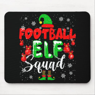 Football ELF Squad Fun Christmas ELF Football Play Mouse Pad