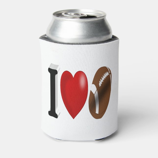 Football Fan  Can Cooler (Can Back)