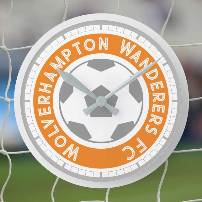 Football Fan or Football Supporter Round Clock (Creator Uploaded)