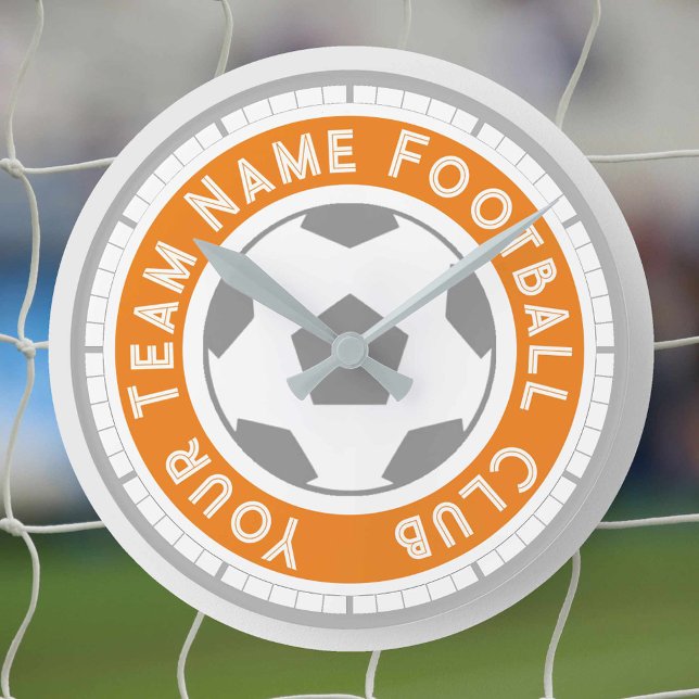 Football Fan or Football Supporter Round Clock (Creator Uploaded)