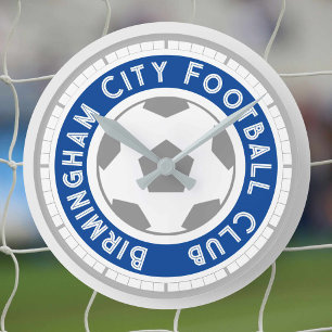 Football Fan or Football Supporter Round Clock