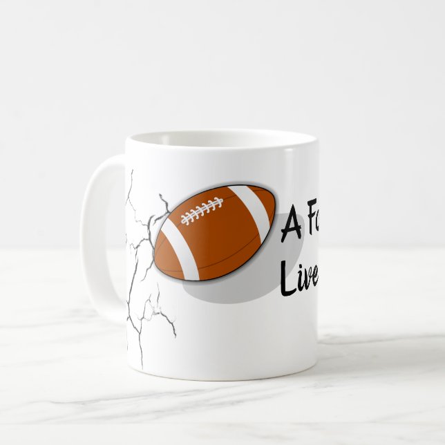 Football Fan Sports Team Man Cave Coffee Mug (Front Left)