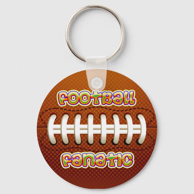 FOOTBALL FANATIC KEY RING (Front)
