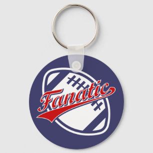 Football Fanatic Key Ring