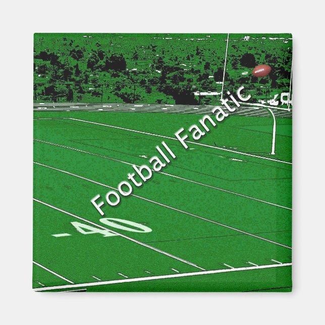 Football Fanatic Magnet (Front)