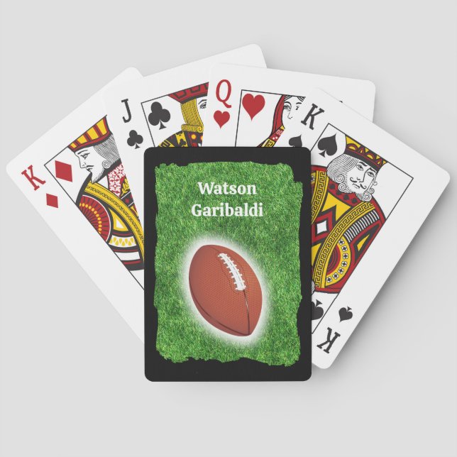 Football Fan's Deck of  Playing Cards (Back)