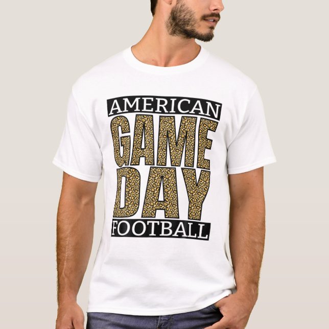 FOOTBALL FANS GAME DAY VIBES T-Shirt (Front)