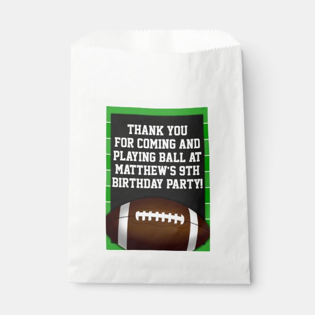 Football Favours Bag for Football Fans (Front)