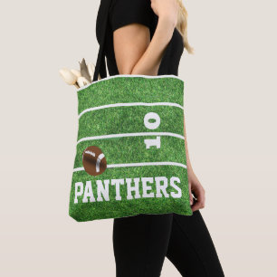 Football Field And Ball Football Team (ANY NAME) Tote Bag