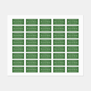 Football Field Design Name Tags