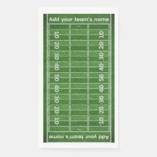 “Football Field” Guest Paper Towel Napkin