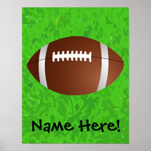 Football Field Junior Varsity Poster